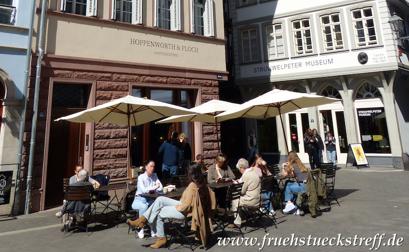 Frühstückstreff Frankfurt im Hoppenworth & Ploch Altstadt Café.
